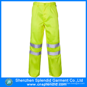 High Visibility Reflective Safety Men Design Sports Trousers